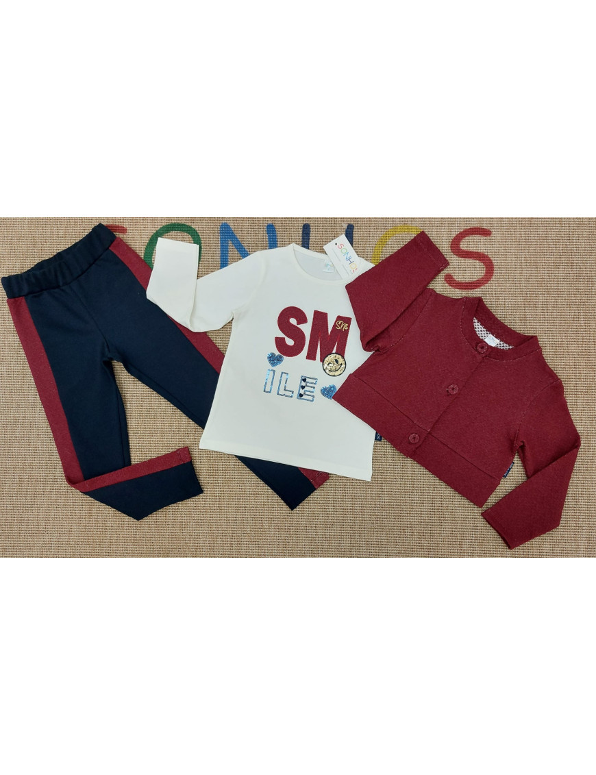 conjunto 3 peças Sonhos SM
