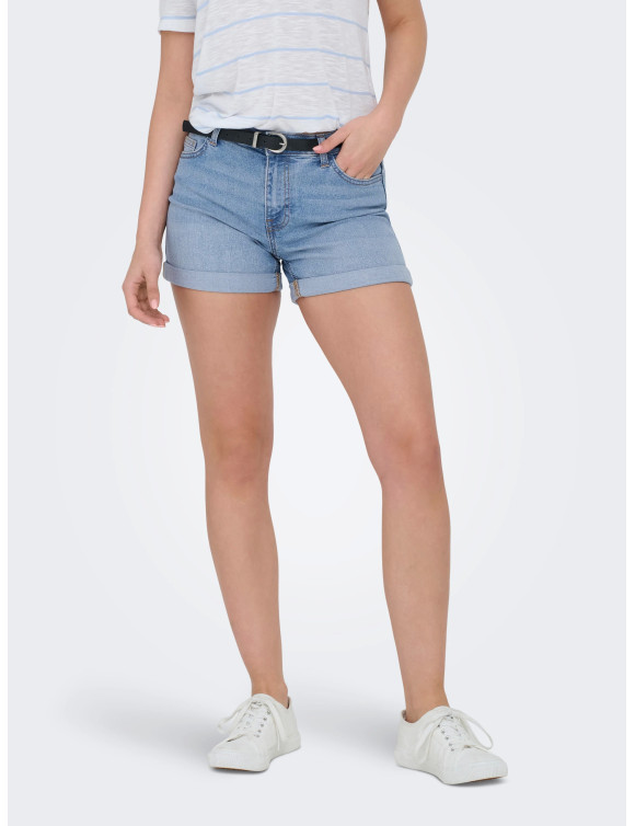 Calções de Ganga JDY MOON Cintura Média Regular Fit