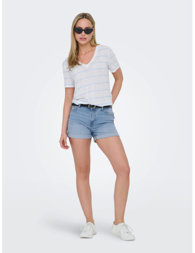Calções de Ganga JDY MOON Cintura Média Regular Fit