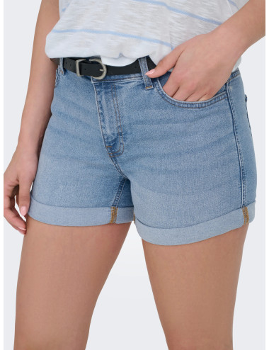 Calções de Ganga JDY MOON Cintura Média Regular Fit