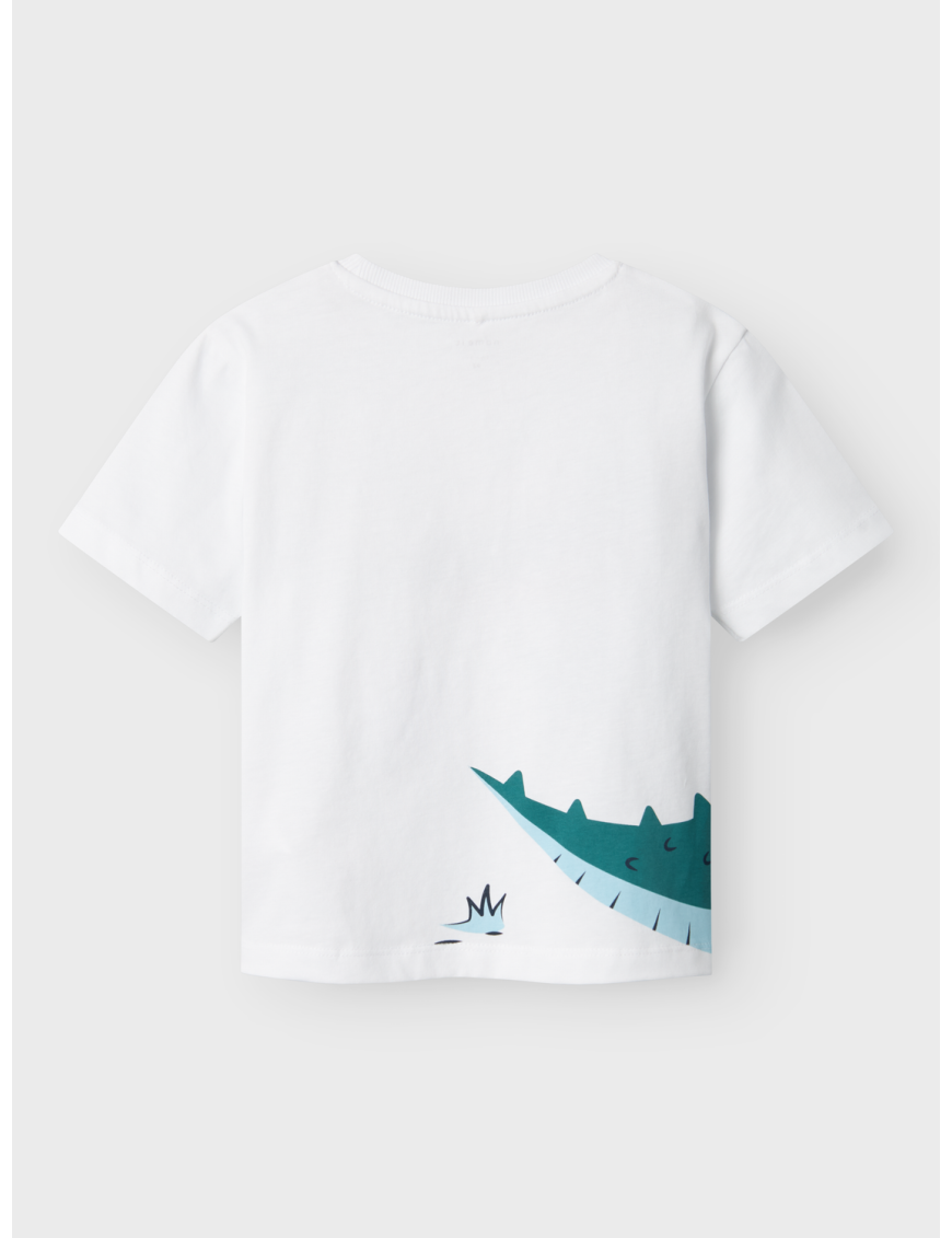 T-Shirt Criança Name it Lucent White