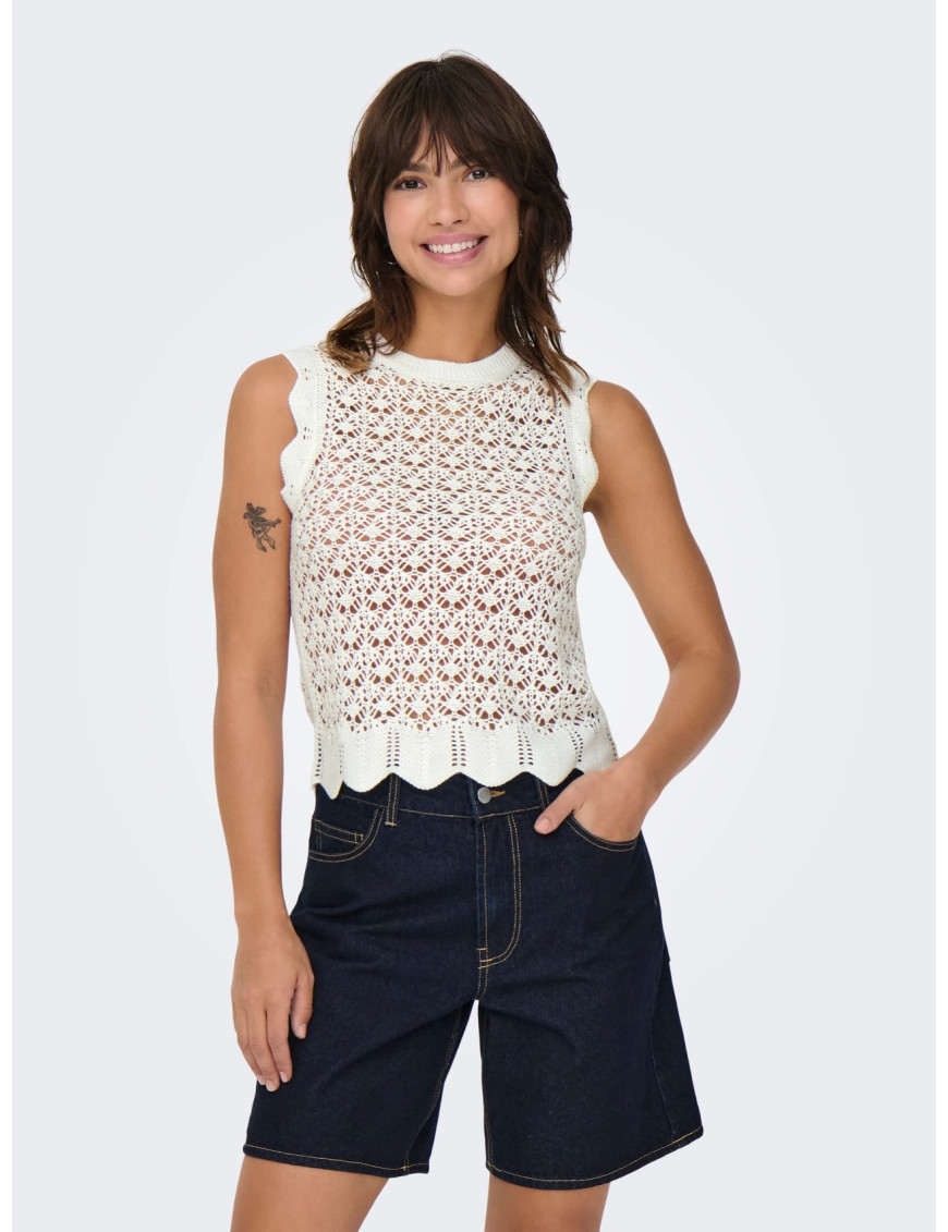 Top JDY SUN de Malha Top JDY SUN de Malha