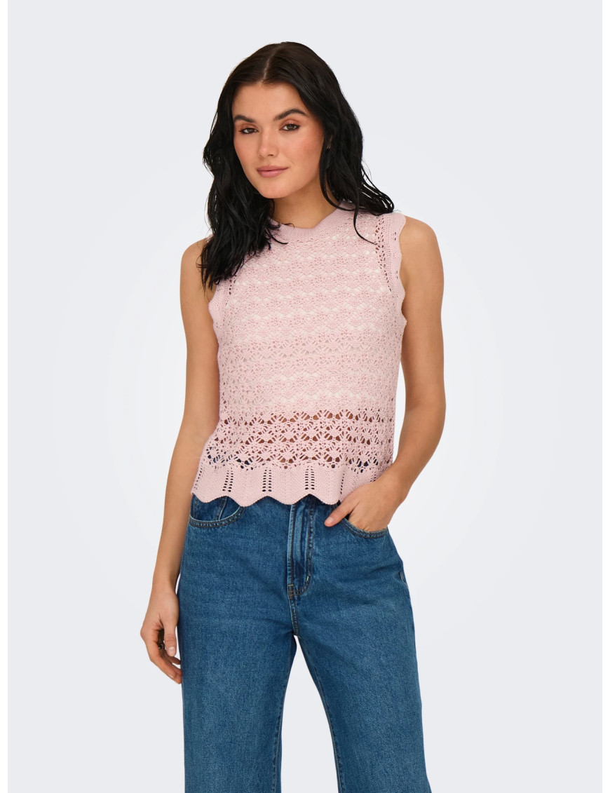 Top JDY SUN de Malha Top JDY SUN de Malha