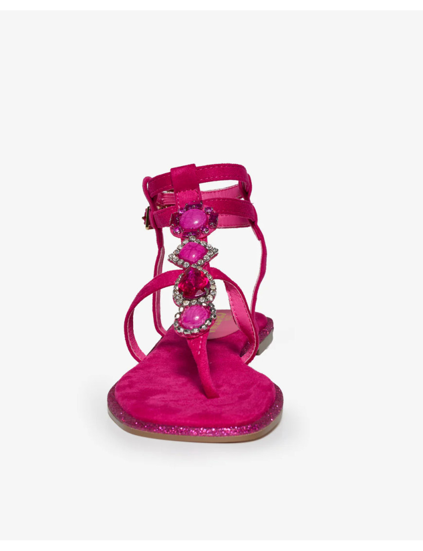 Sandálias Cristina Petal Fuchsia