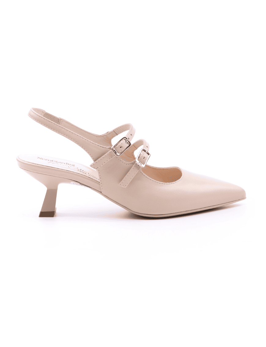 Sapato de Salto NERO GIARDINI E512252DE-453 Couro